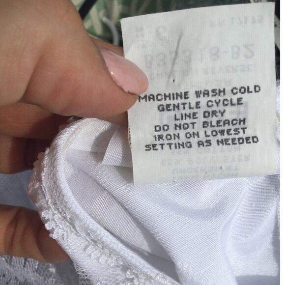 Vintage Bonnie jean girl dress 6 white lace communion baptism graduation wedding - Picture 14 of 14